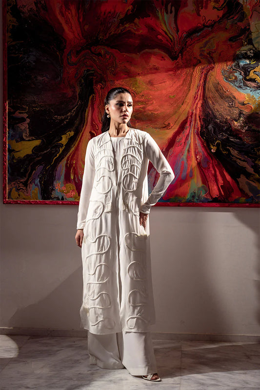 HUMAYUN ALAMGIR WOMENWEAR - White Dori