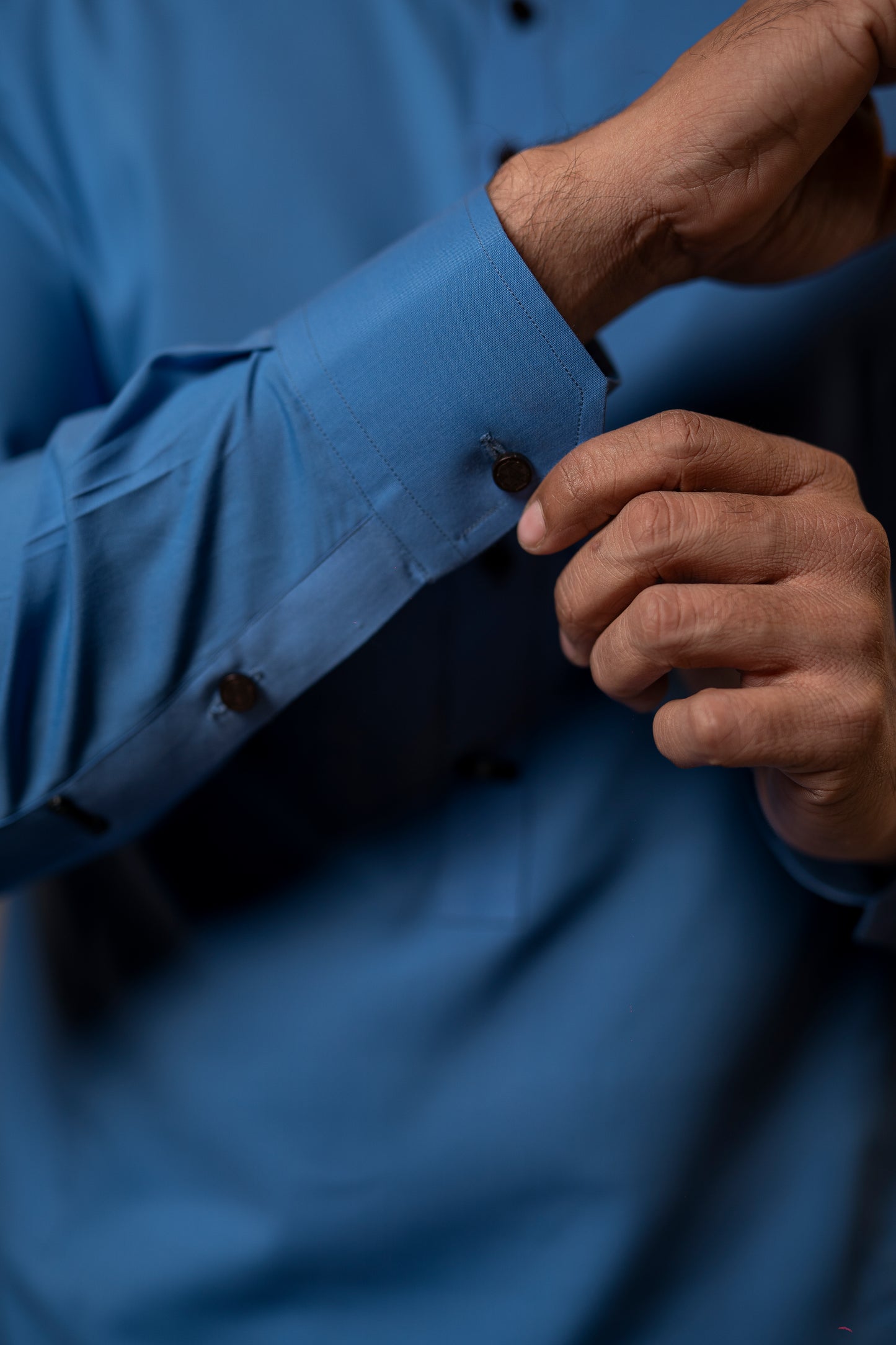 KUNZUL CHANNAR - Light blue kurta trouser