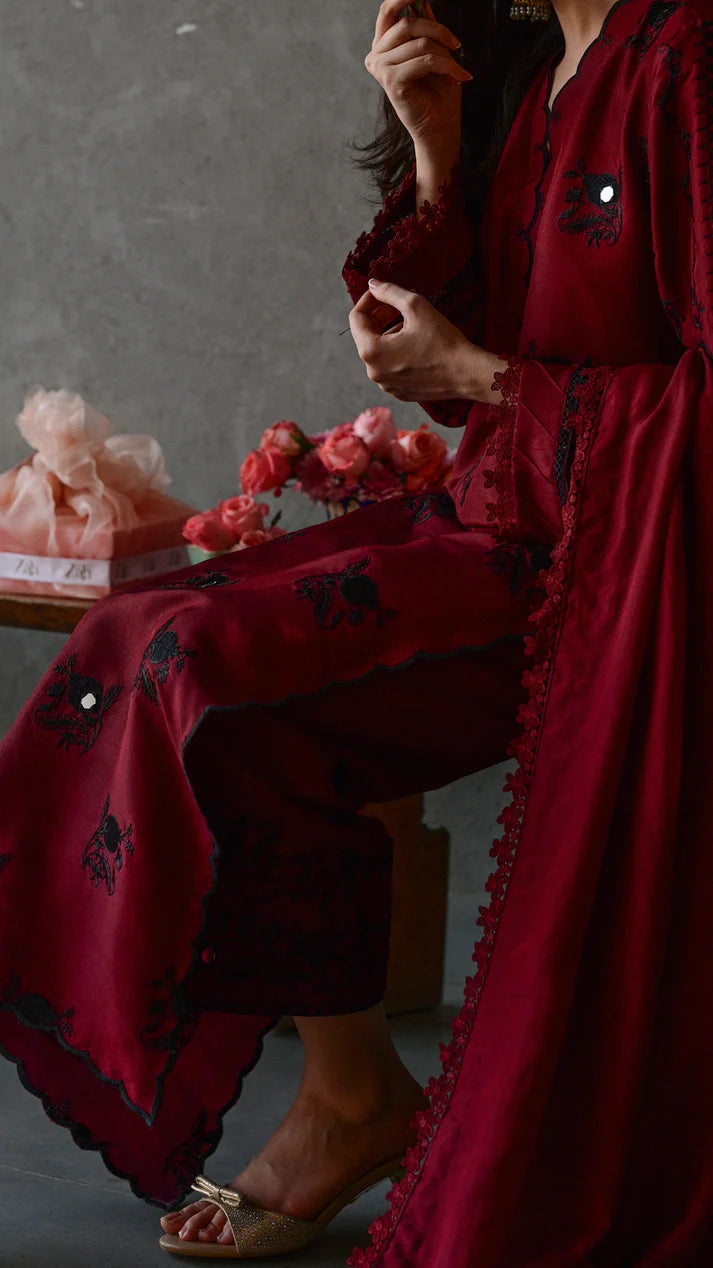 ZAH STUDIO - Lumi Kurta & Embroidered Izaar