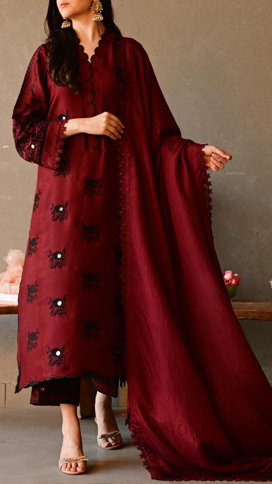 ZAH STUDIO - Lumi Kurta & Embroidered Izaar