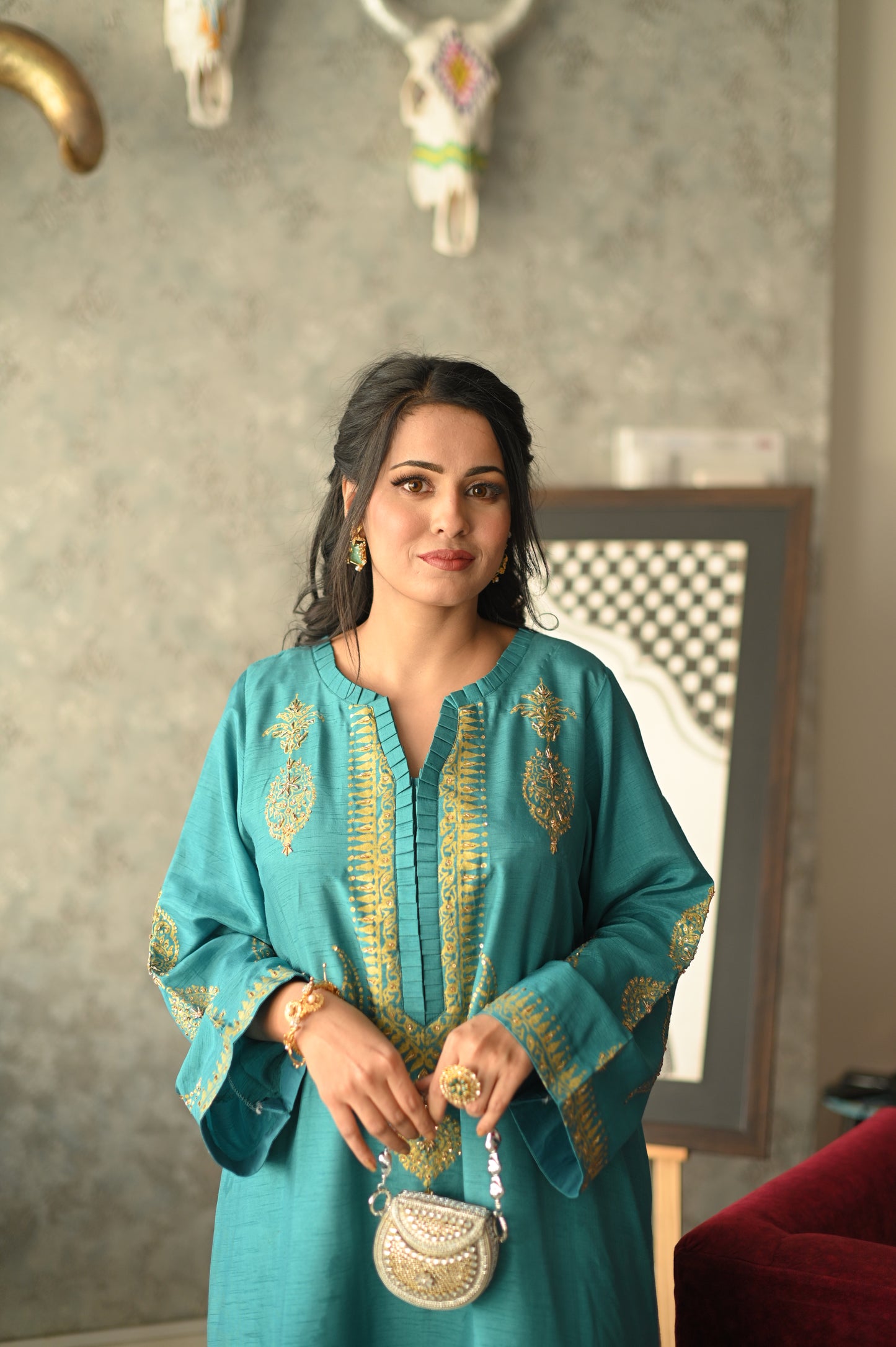 Wajeeha Ansari - Nazakat Teal
