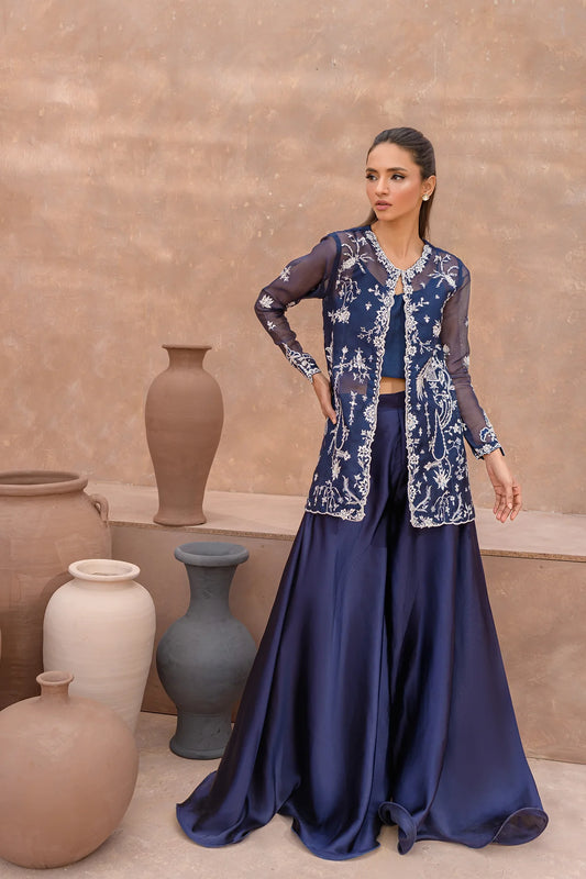 ZABRIC BY ZULEKHA AND SANA - Midnight Blue