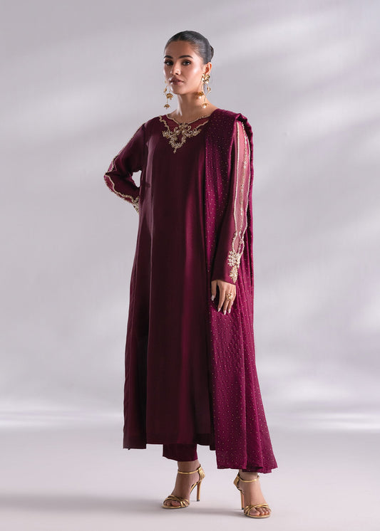 MEHAK YAQOOB COUTURE - Garnet