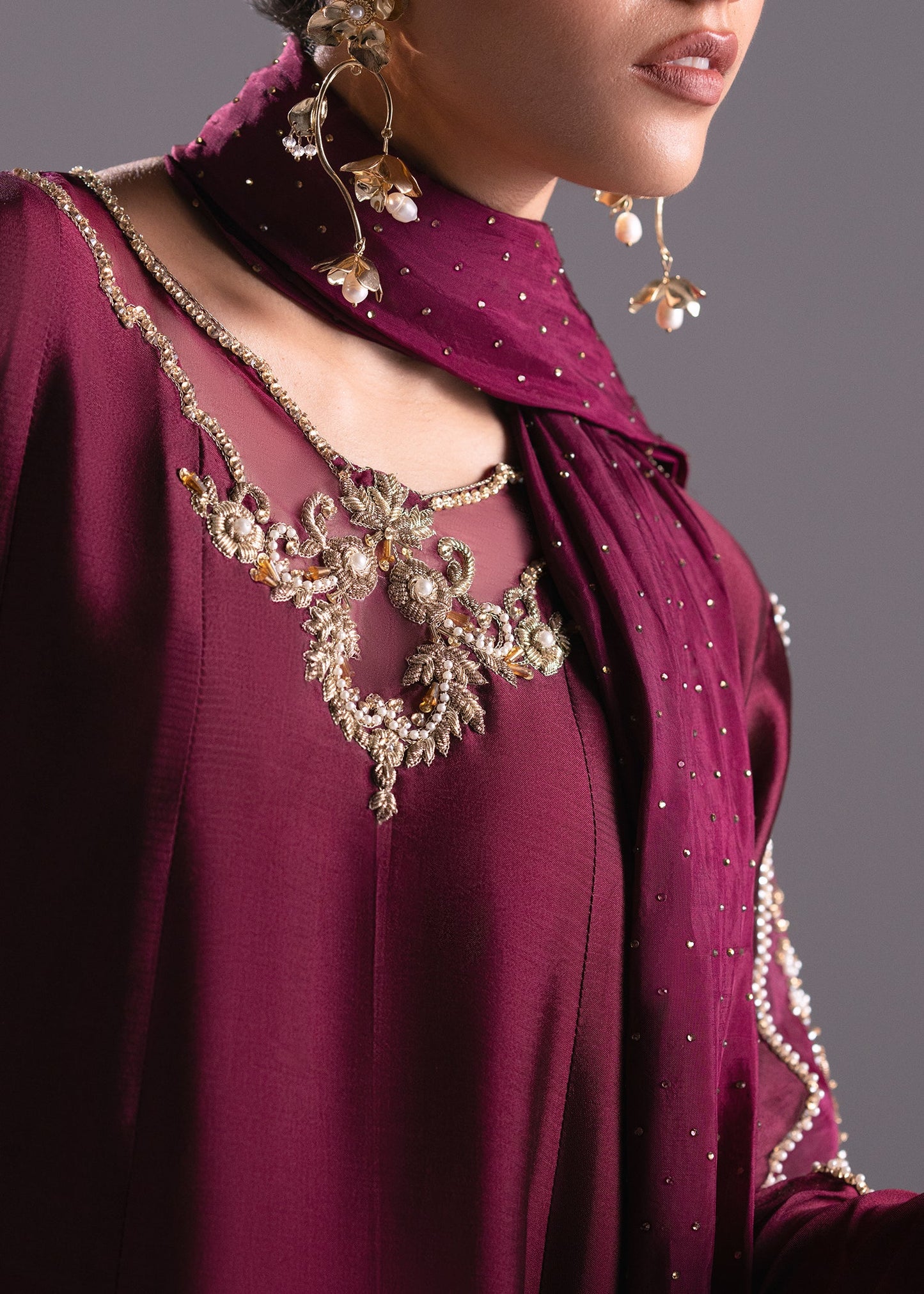 MEHAK YAQOOB COUTURE - Garnet