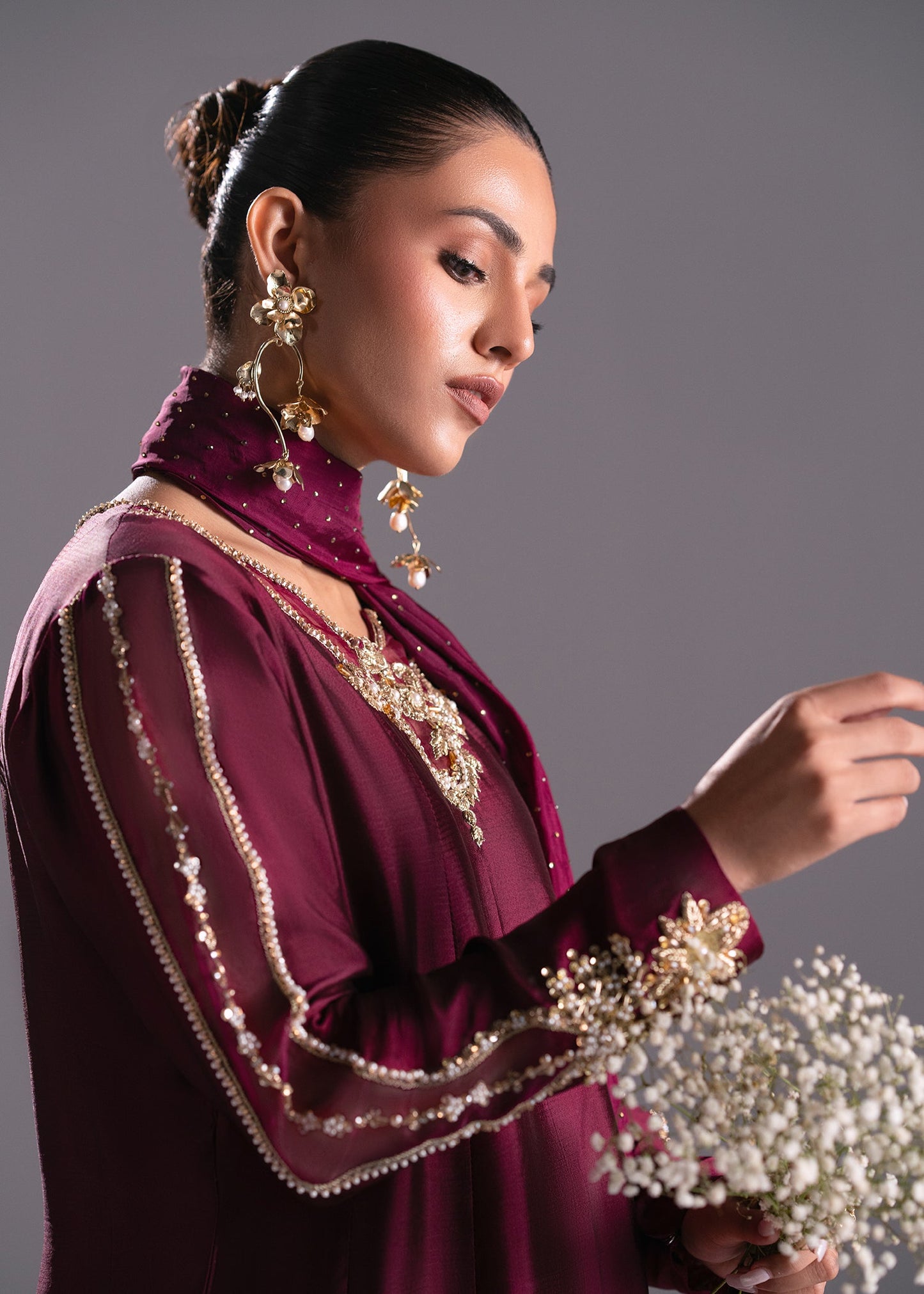 MEHAK YAQOOB COUTURE - Garnet