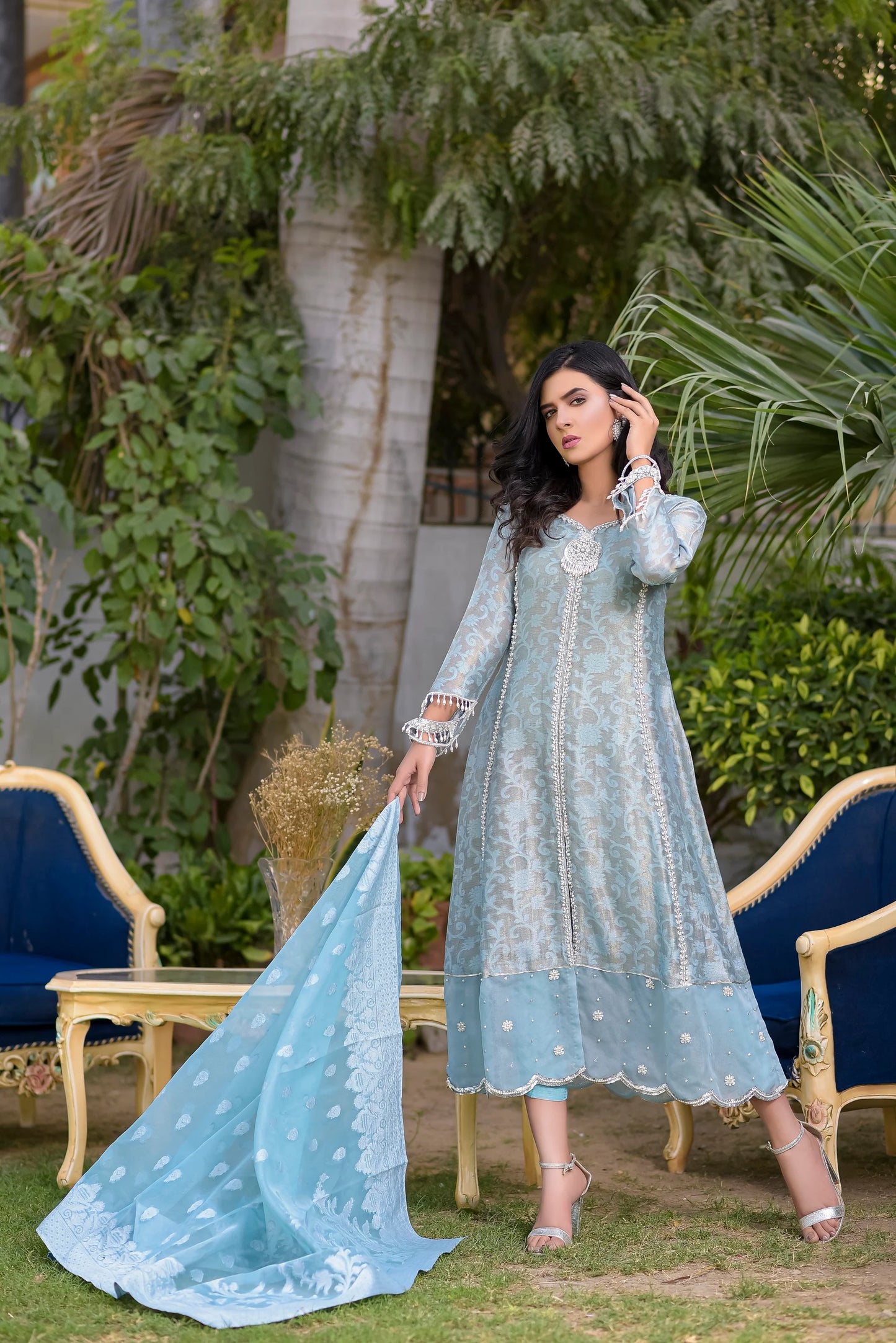 Hafsa Malik - Mihrimah with Plain Dupatta