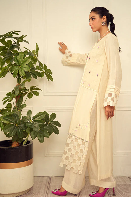 Humayun Alamgir  (WOMENWEAR) - Off White Suit