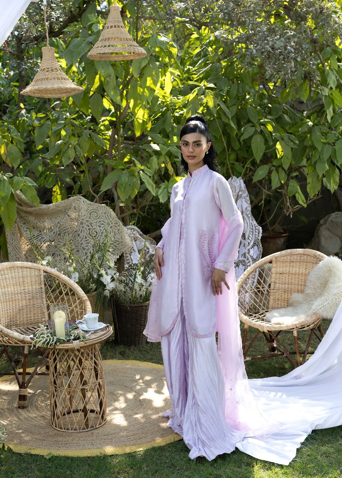 HUMAYUN ALAMGIR (WOMENWEAR) - Serene Lilac