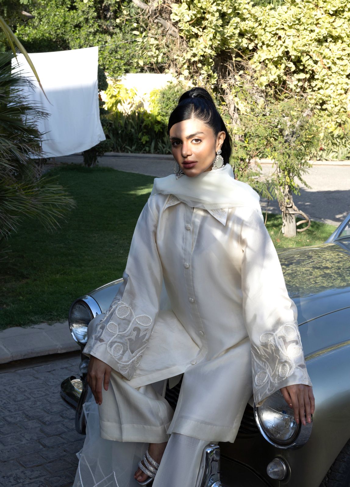 HUMAYUN ALAMGIR (WOMENWEAR) - Aura Ivory