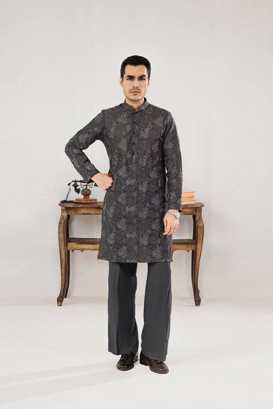 HUMAYUN ALAMGIR (MENSWEAR) - Gray KP Poolkari