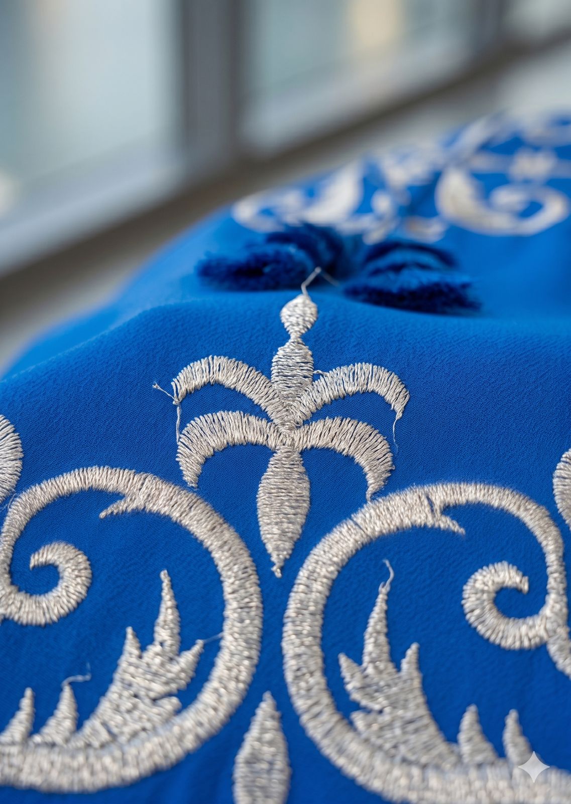 MARIA RAO - Blue emb coord set