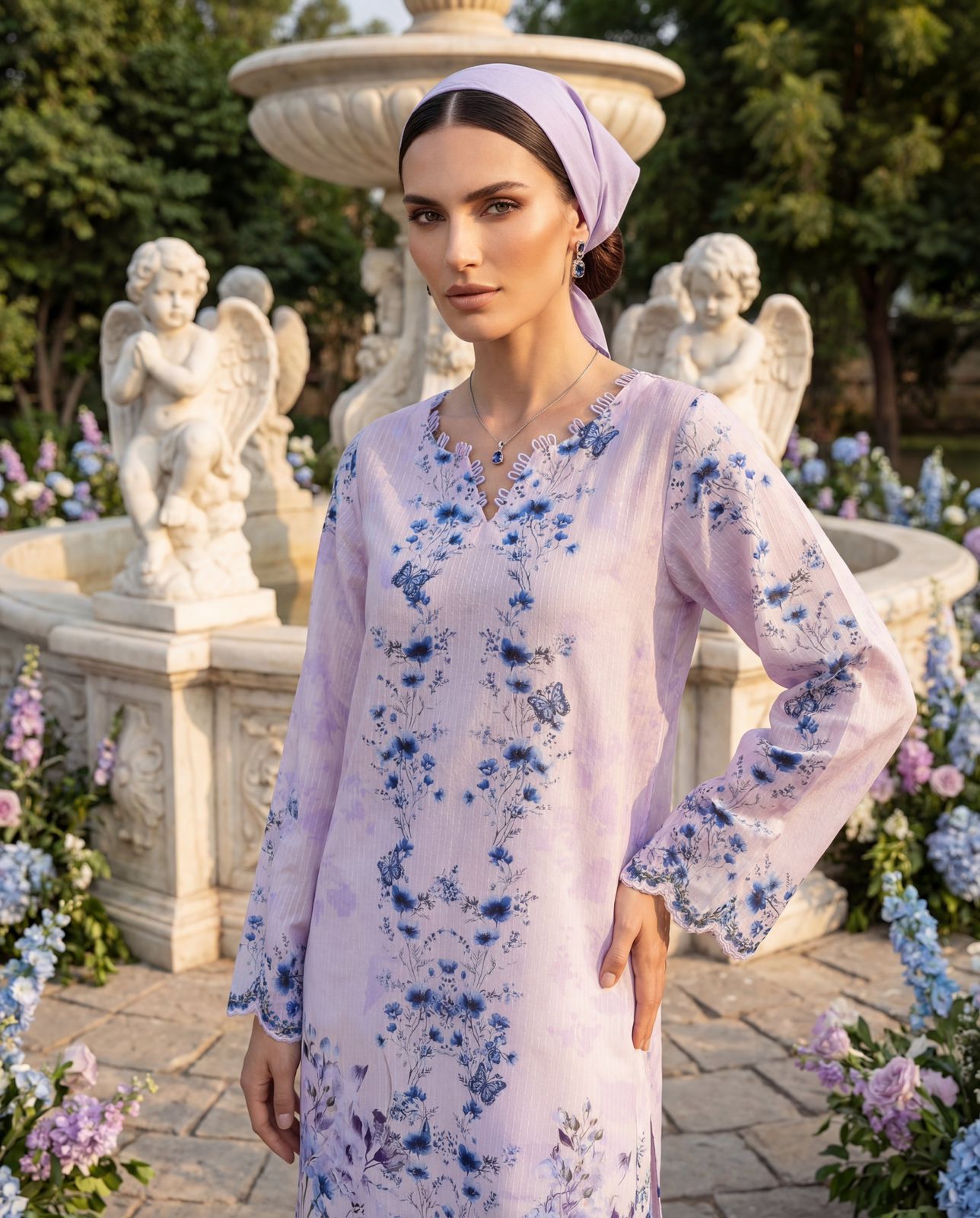 THREADS AND MOTIFS - Lavender Echoes