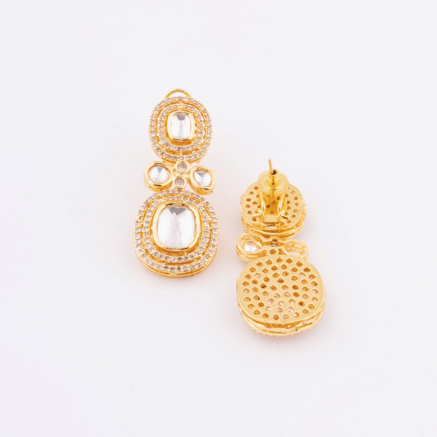 VIVINIA By Vidhi Mehra - Gold Kundan Set