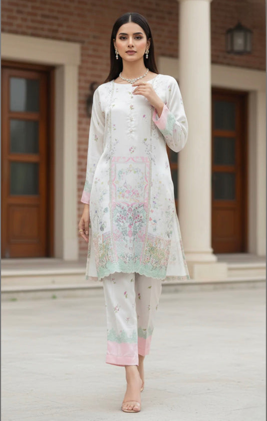 THREADS AND MOTIFS-  Offwhite printed