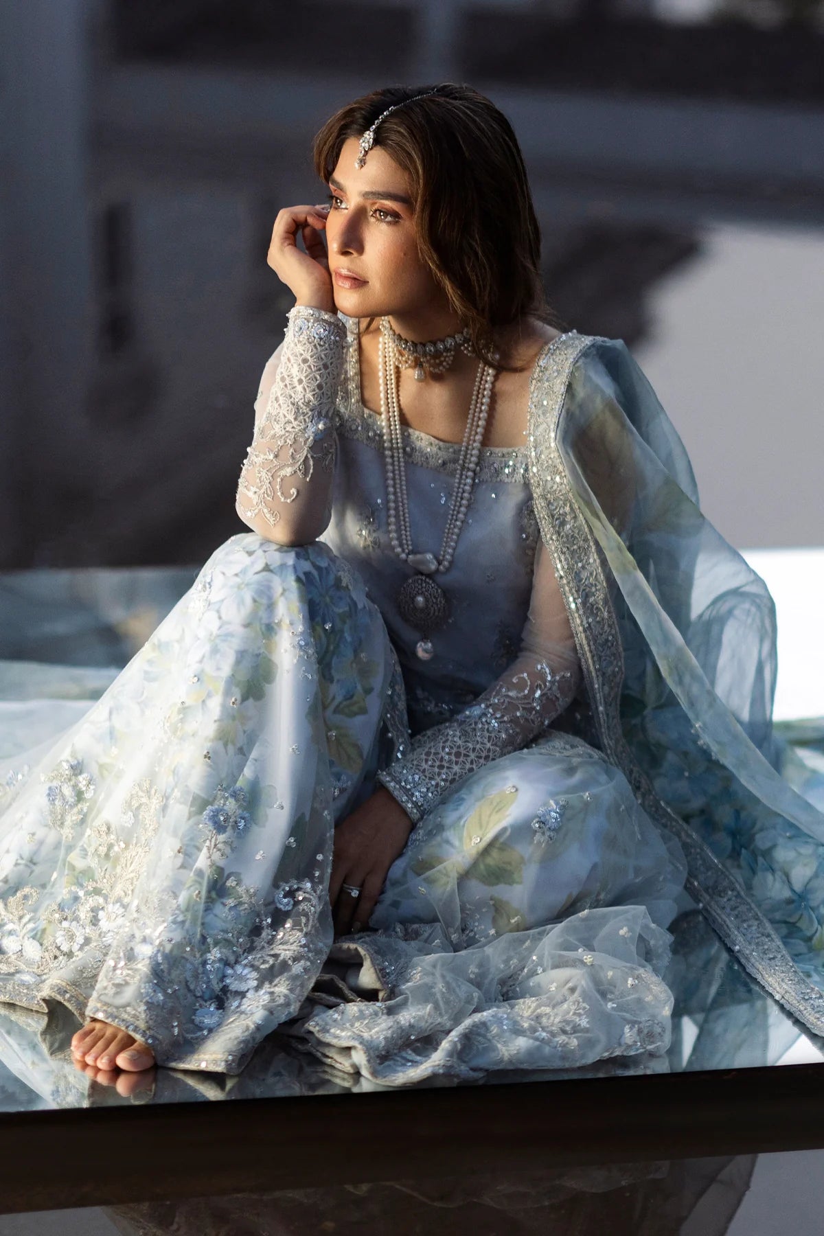 ERUM KHAN- Floral drop