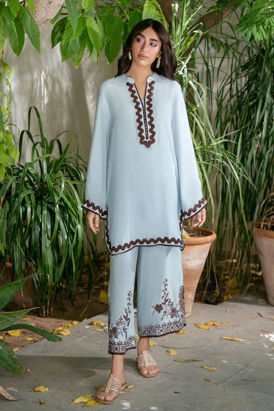 ZURI BY ZAINAB- Ice  Blue