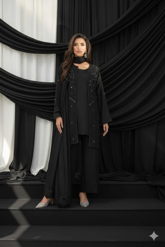 AMNA IQBAL - Black Eva