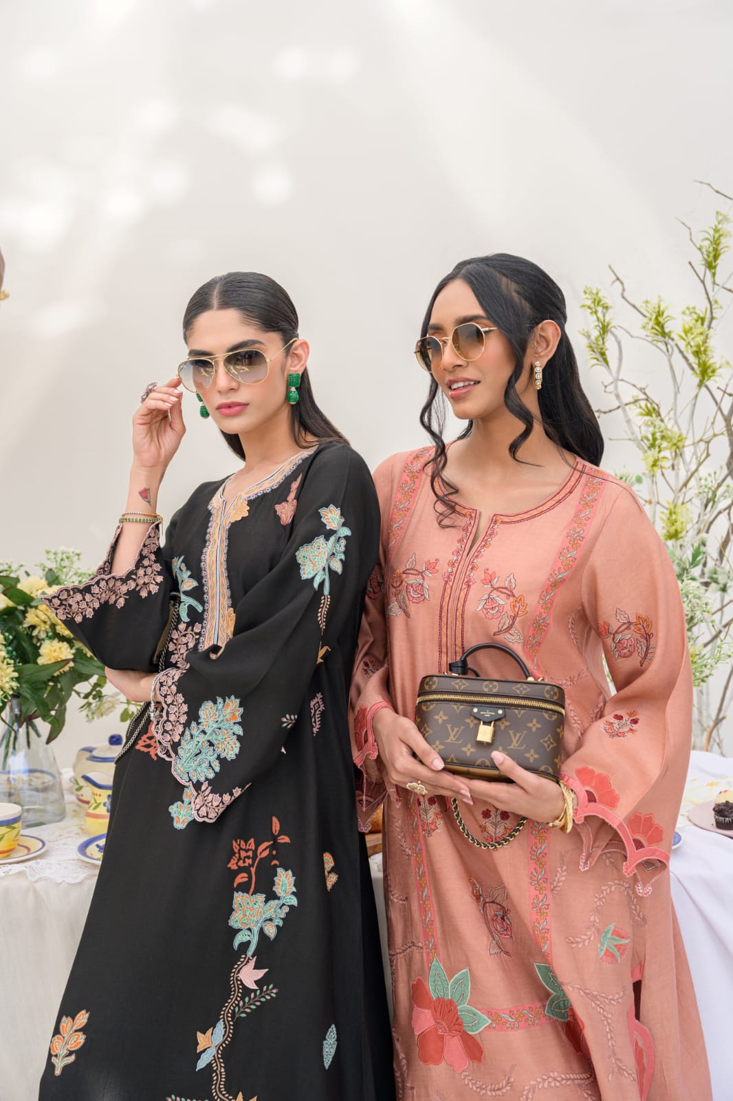 KOMAL LAKHANI - Coral Nectar Kaftan