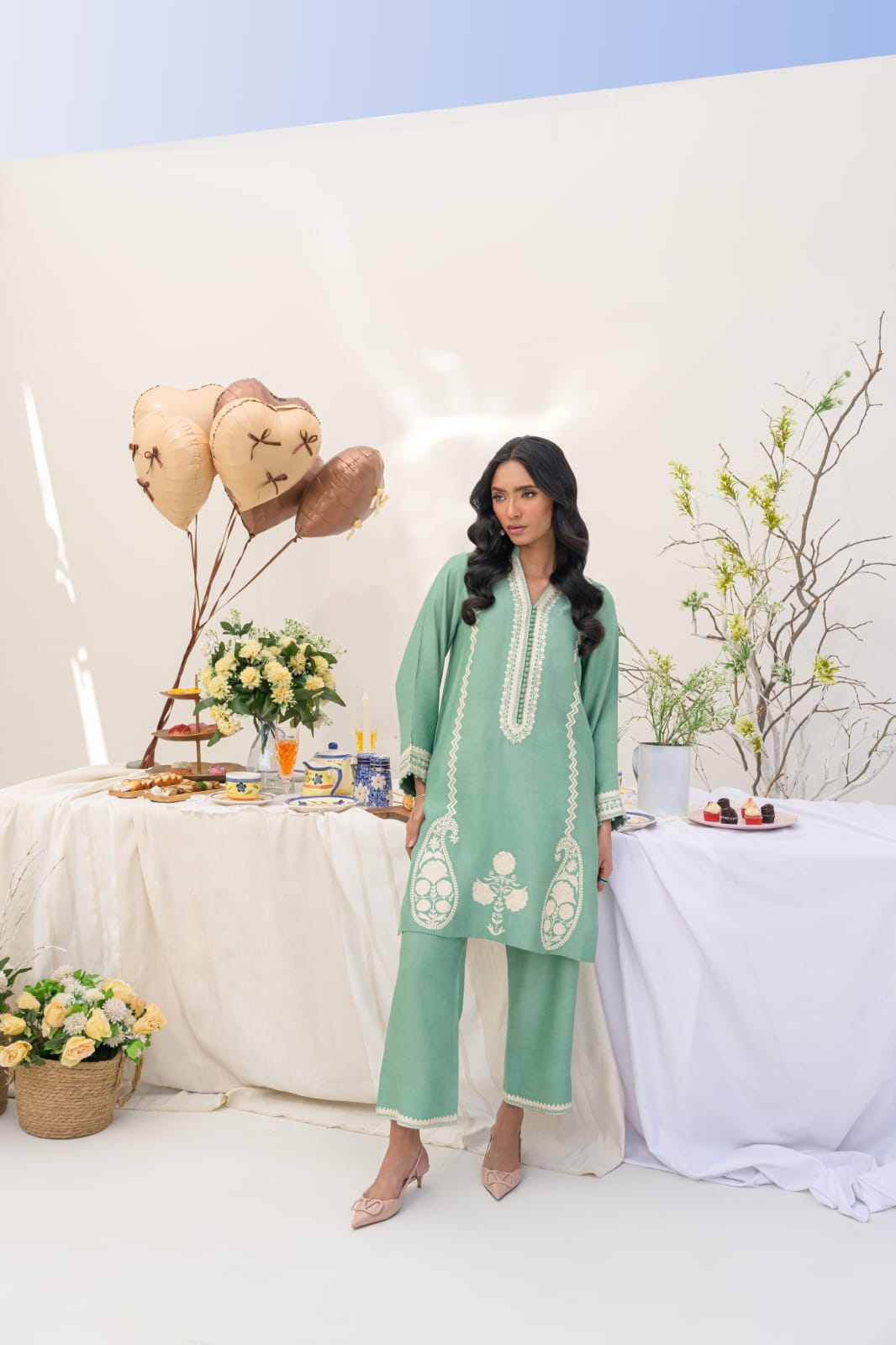 KOMAL LAKHANI - Ethereal Sage Co-ord