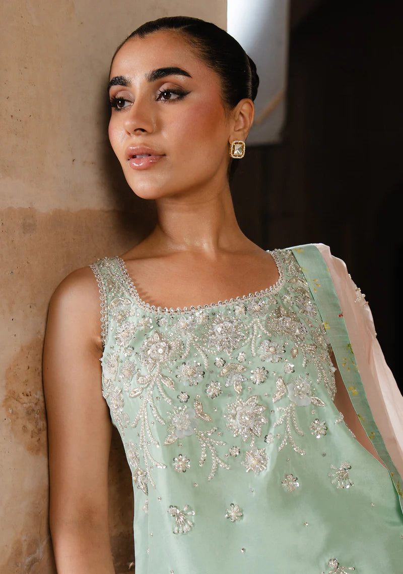 ZAINAB ZULFIQAR- Yara Mint with sleeves