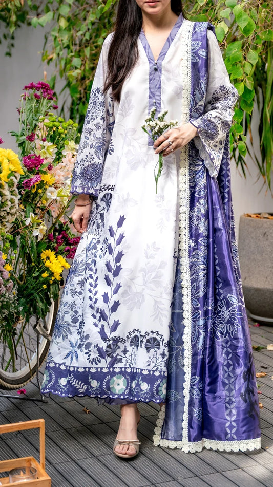 ZAH STUDIO-Dahlia Set & Dupatta