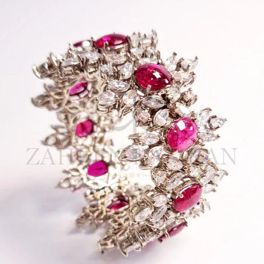 ZAHEEN KAMRAN - Ruby and Sheesh Bangle