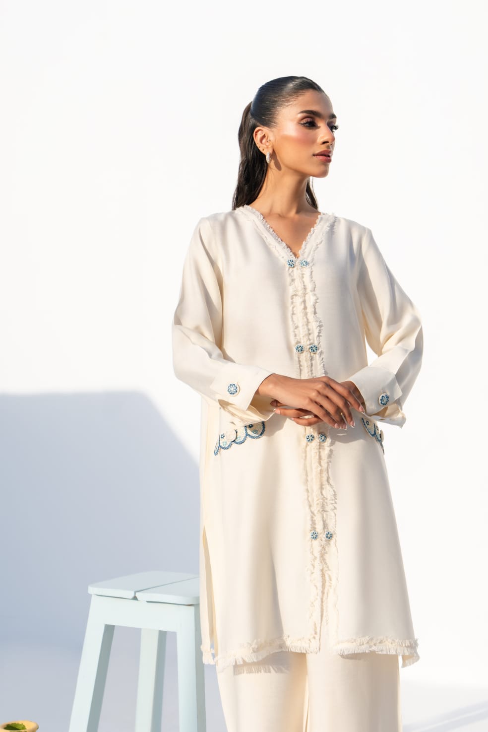 KOMAL LAKHANI  - Ivory Naeem pocket