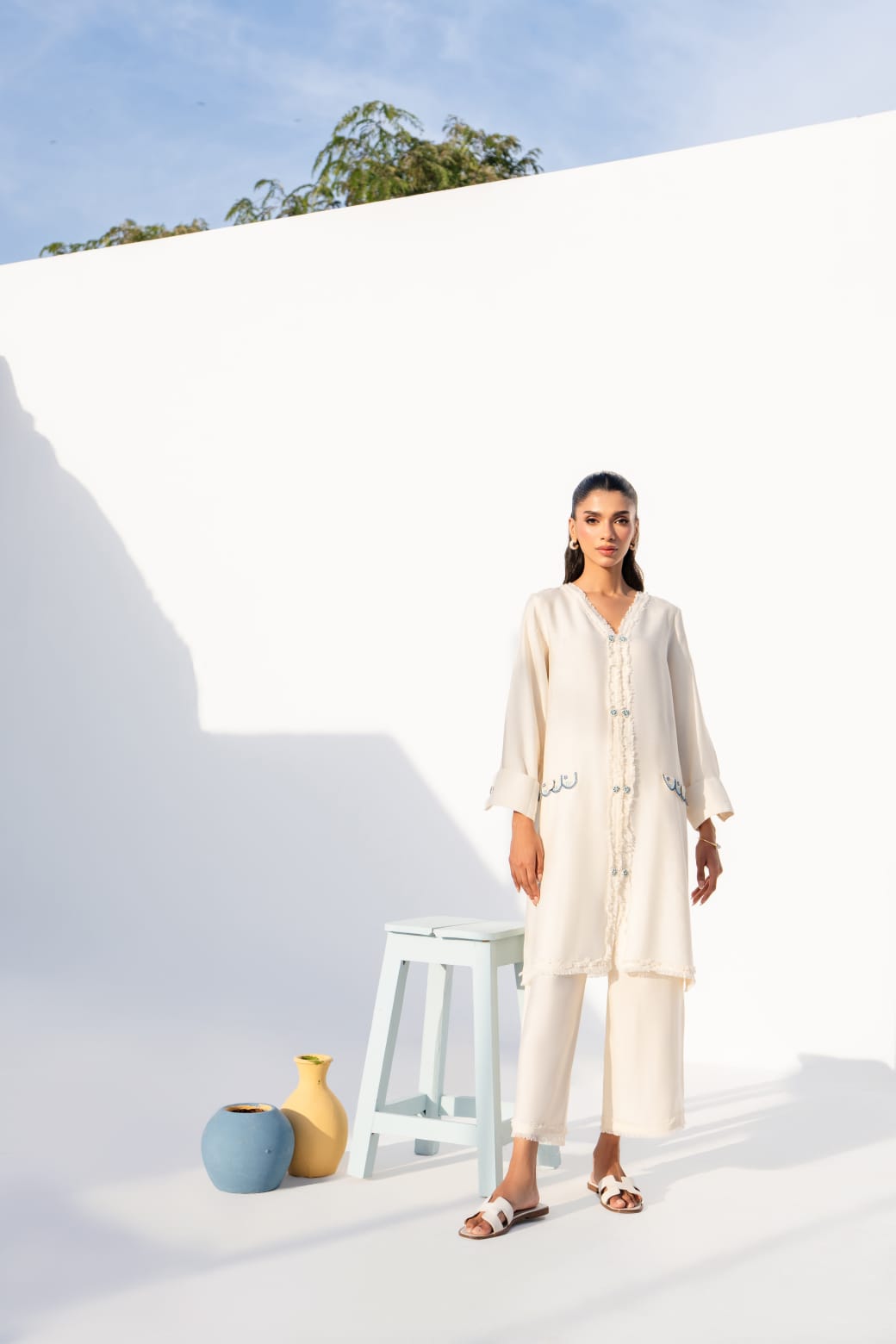 KOMAL LAKHANI  - Ivory Naeem pocket