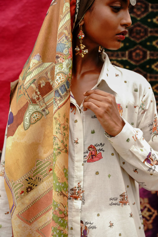 Manto - Kahaani-Scarf-Blend