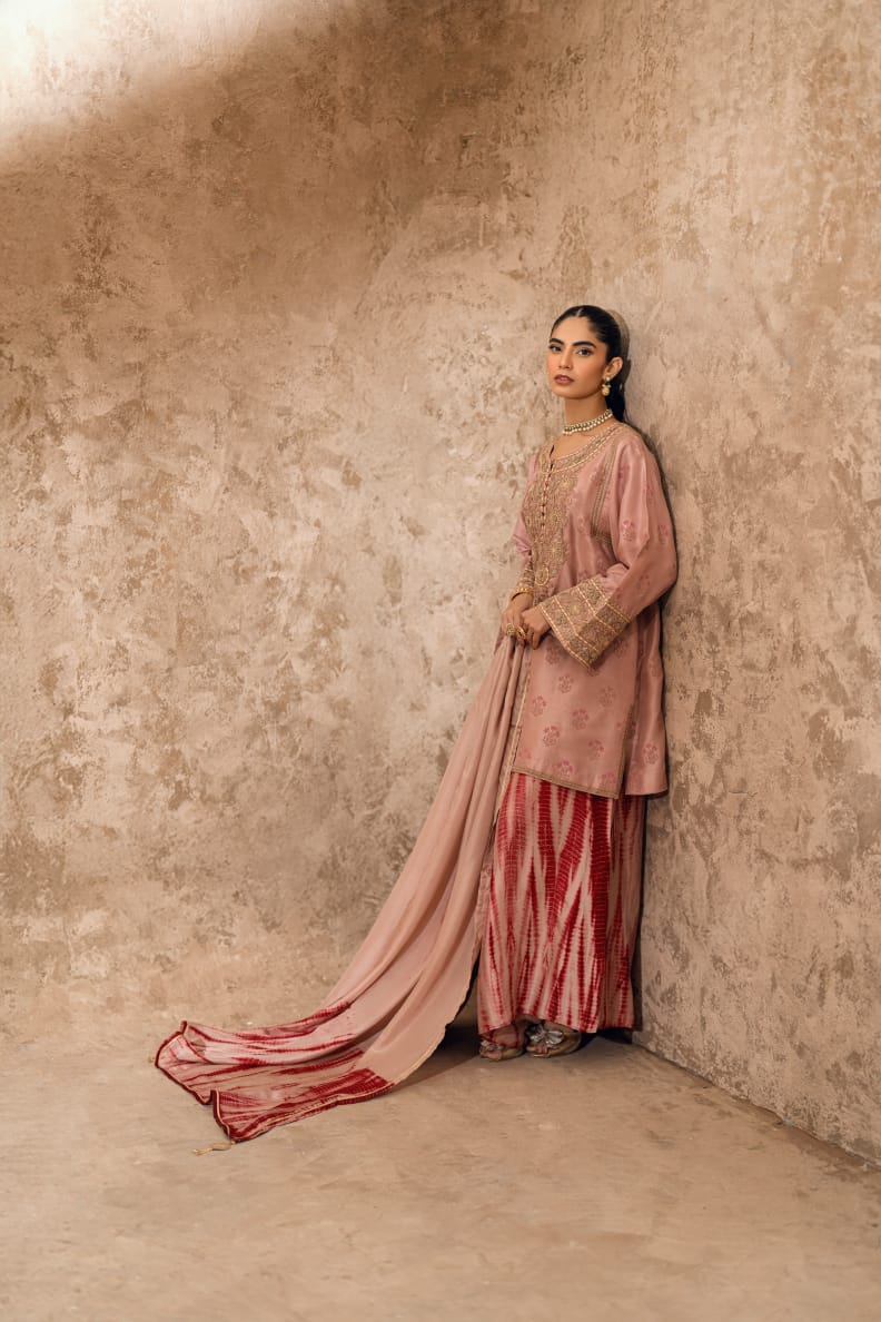 KOMAL LAKHANI- Pink Tie Dye