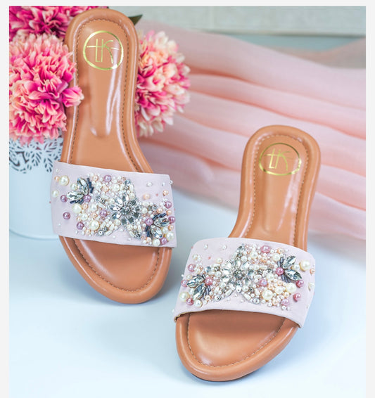 LOVE KAARI - Blossom Nude Pink Slide