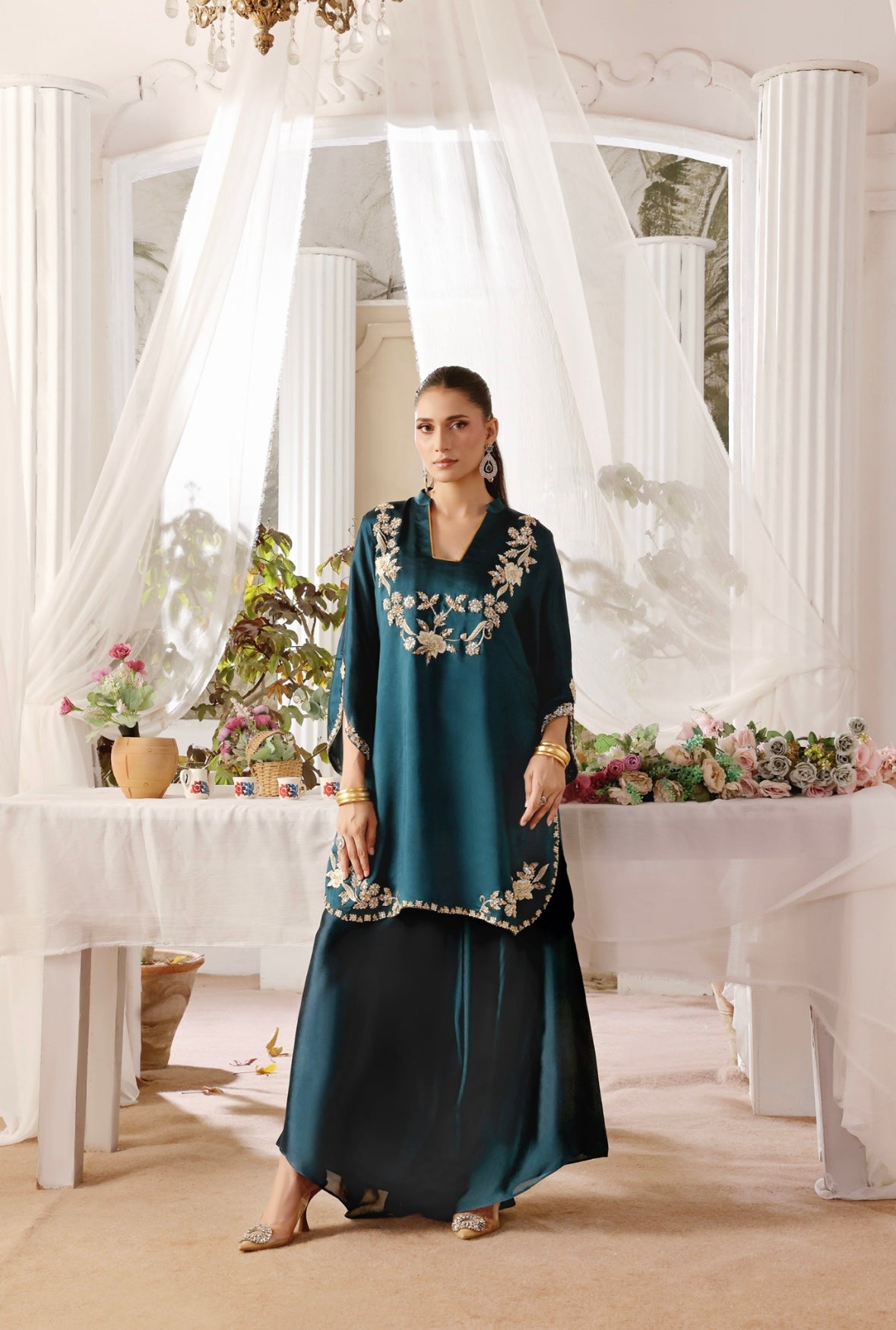 Hafsa Malik - Ziva Bottle Green