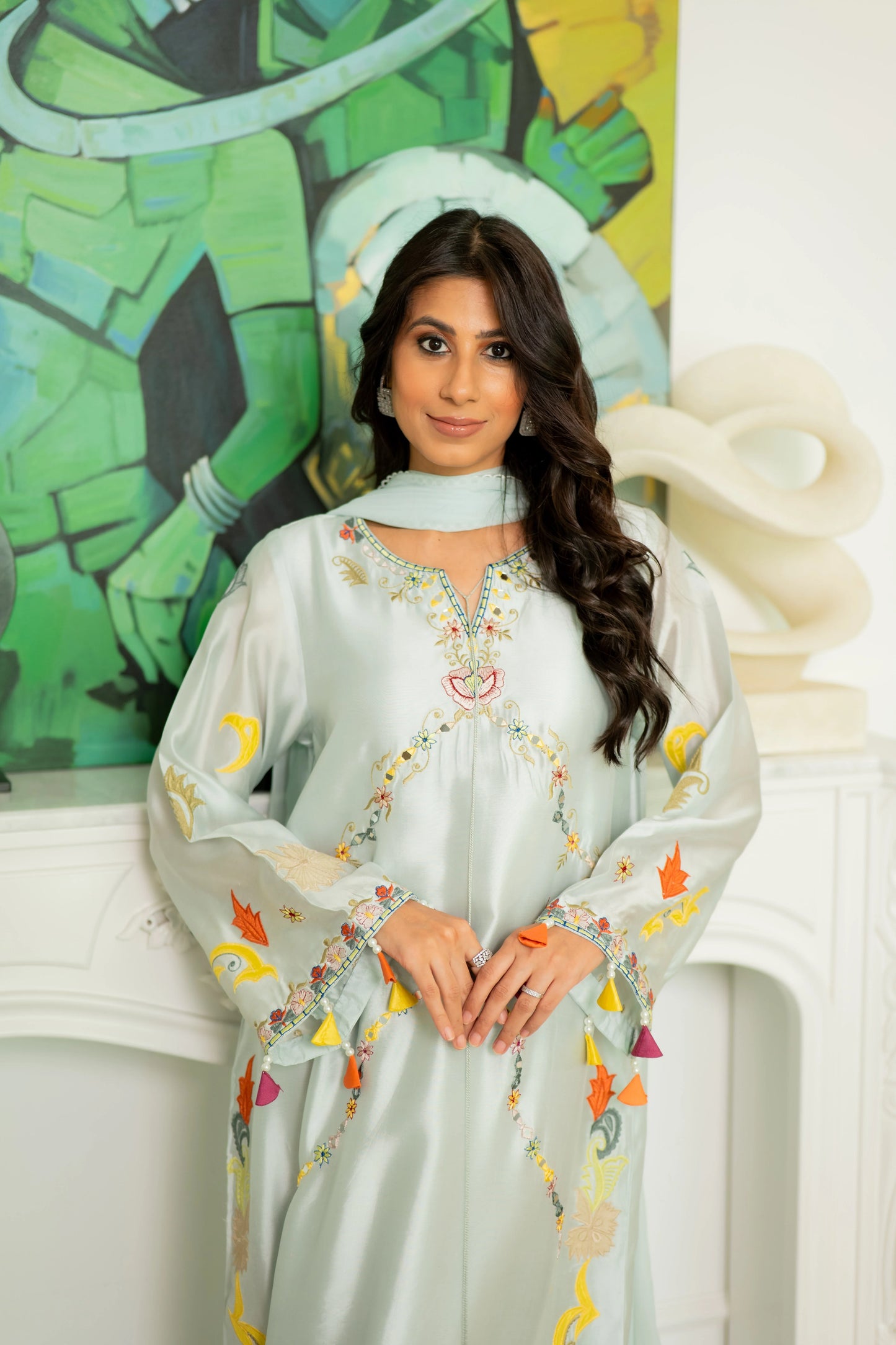 WAJEEHA ANSARI - Ethereal kaftan