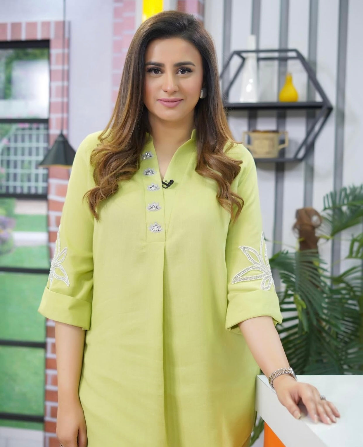 Hafsa Malik - Sea Foam in BLACK Color