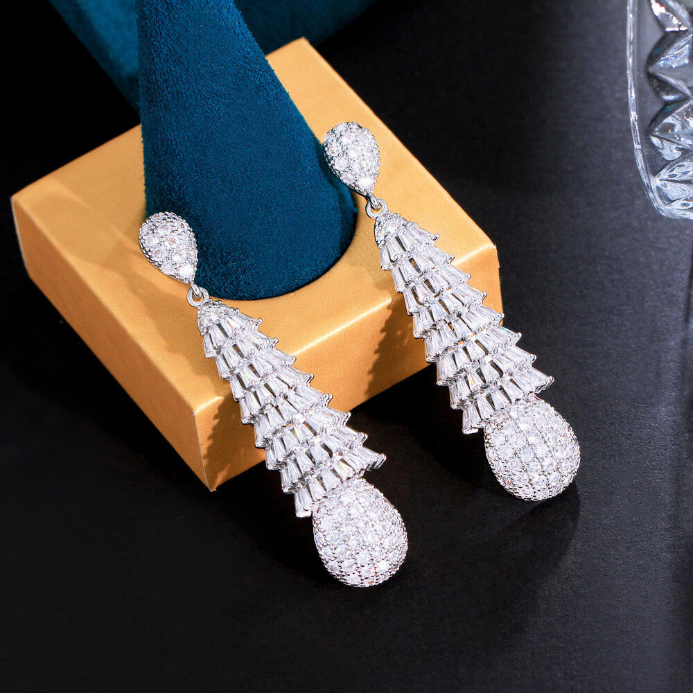Dahlia by Sehar Zafar - Pinecone Earrings