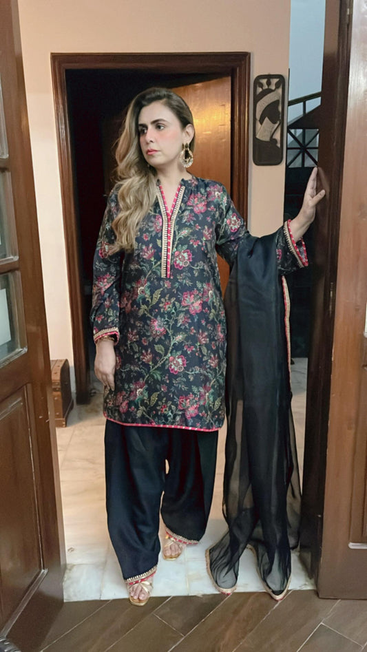 MADEHA KHURRAM - Light Blue Co-ord Set