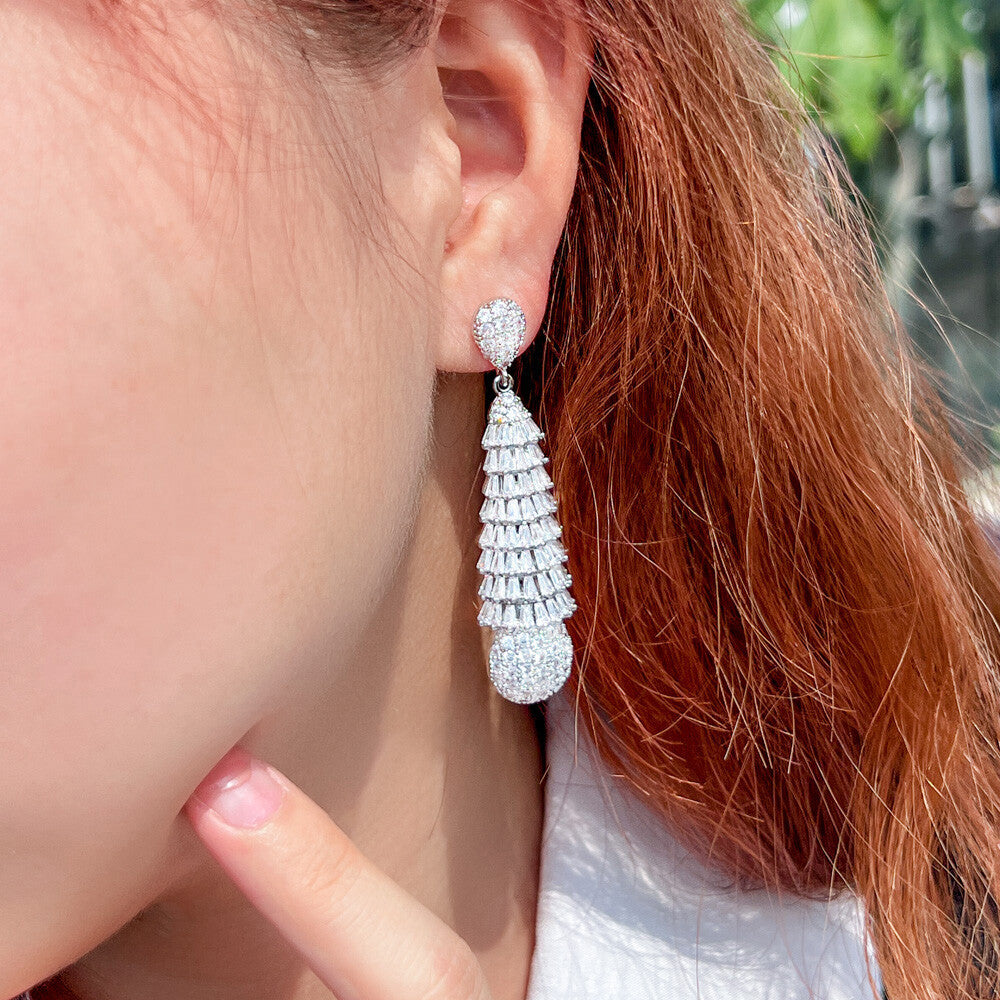 Dahlia by Sehar Zafar - Pinecone Earrings