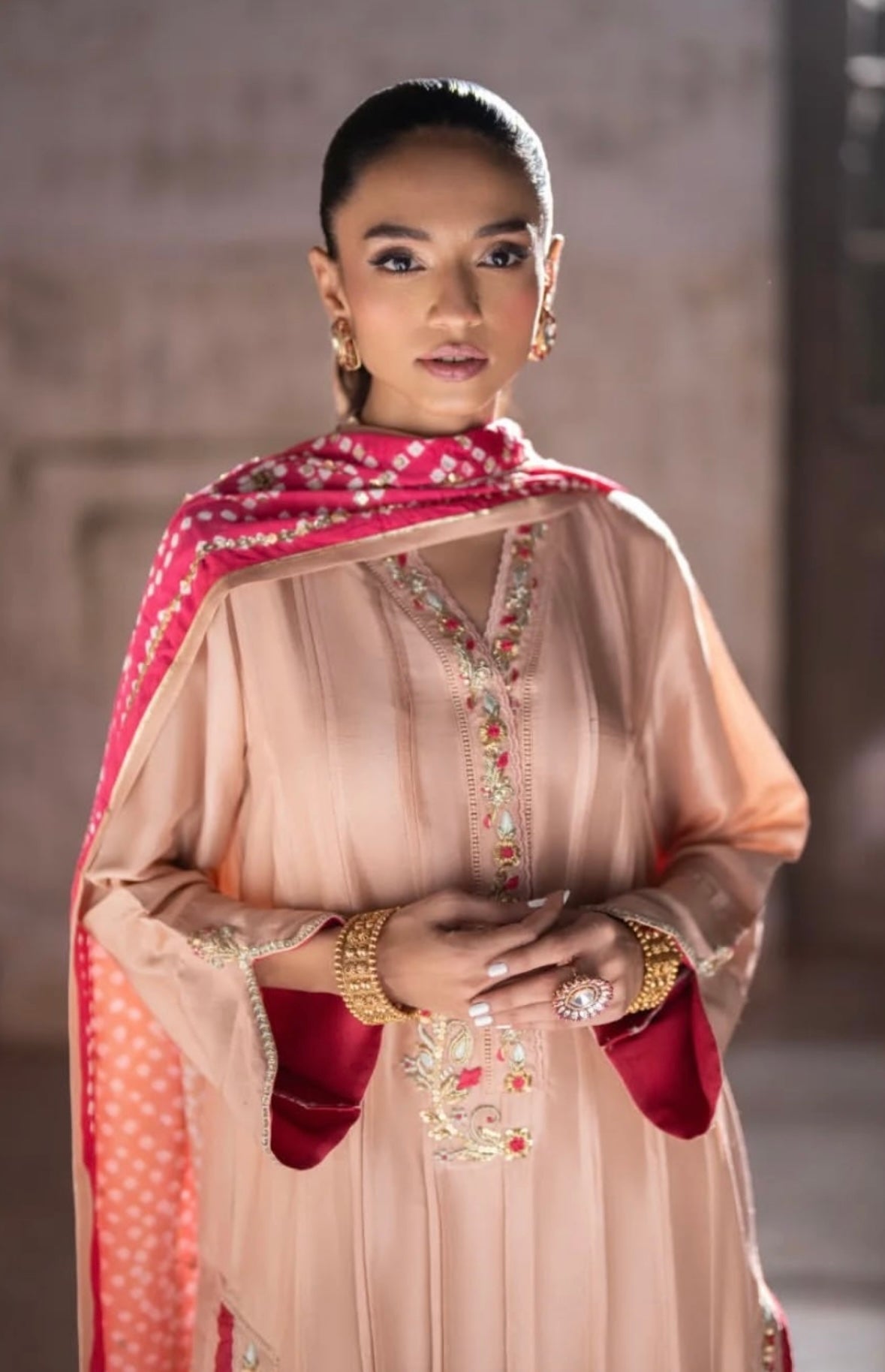 KOMAL LAKHANI - Zarina Peach