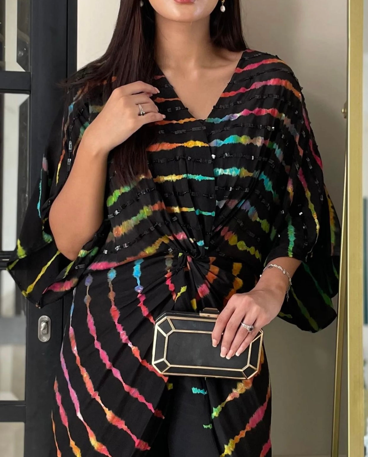 ANAM AHKLAQ - Multicolored Tie and Dye