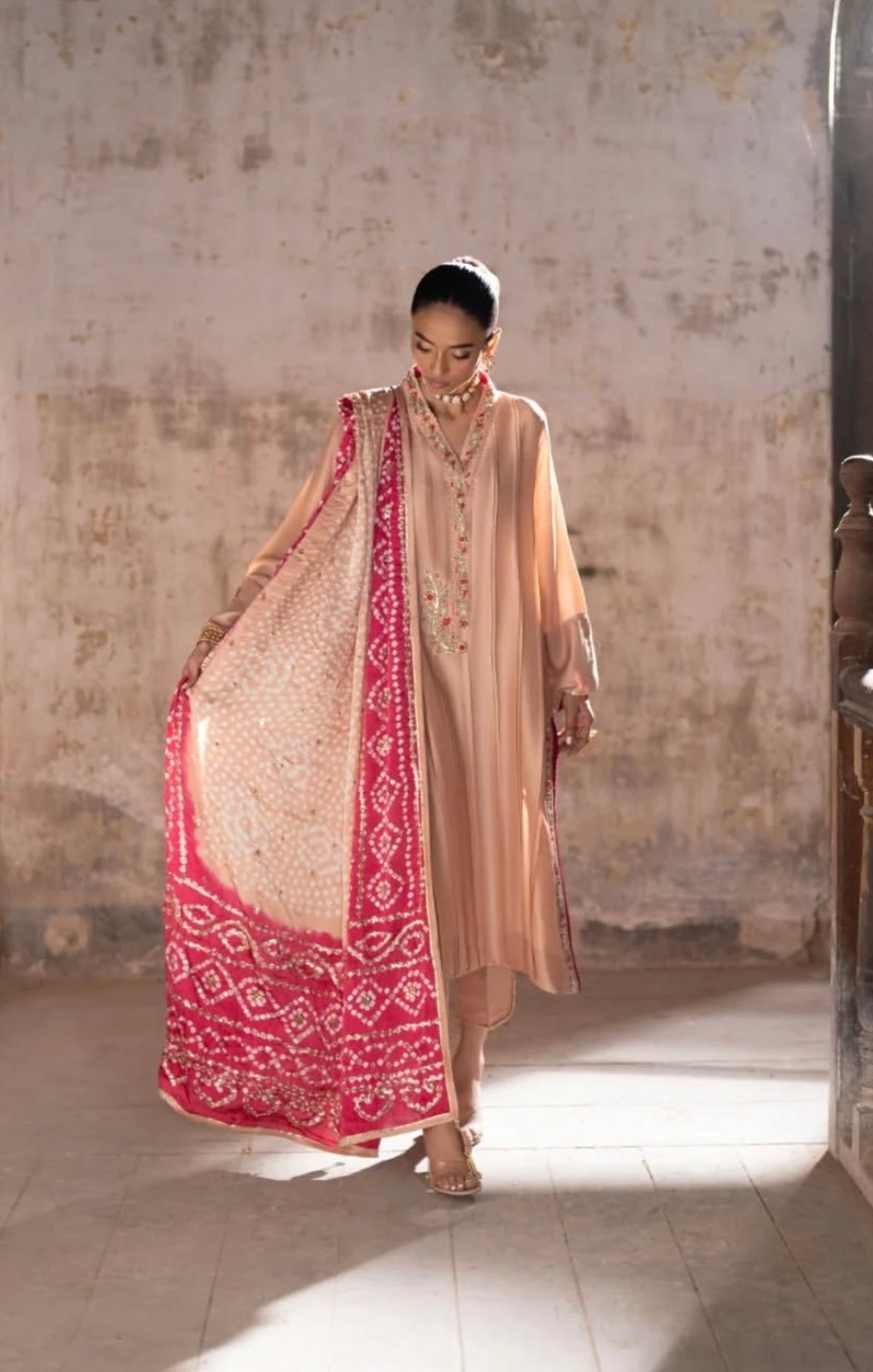 KOMAL LAKHANI - Zarina Peach