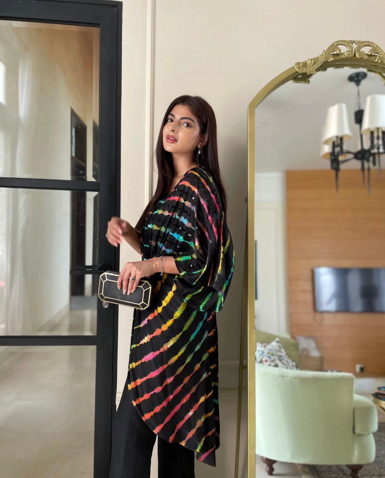 ANAM AHKLAQ - Multicolored Tie and Dye
