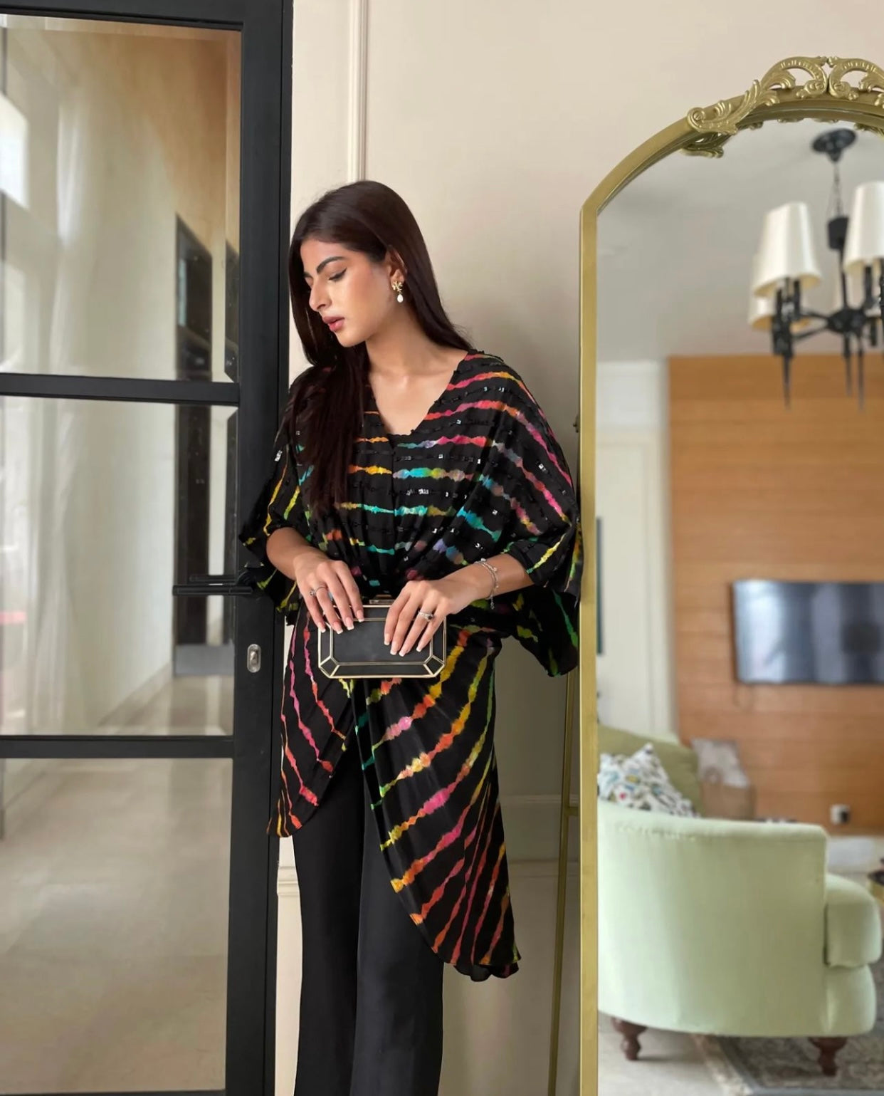 ANAM AHKLAQ - Multicolored Tie and Dye