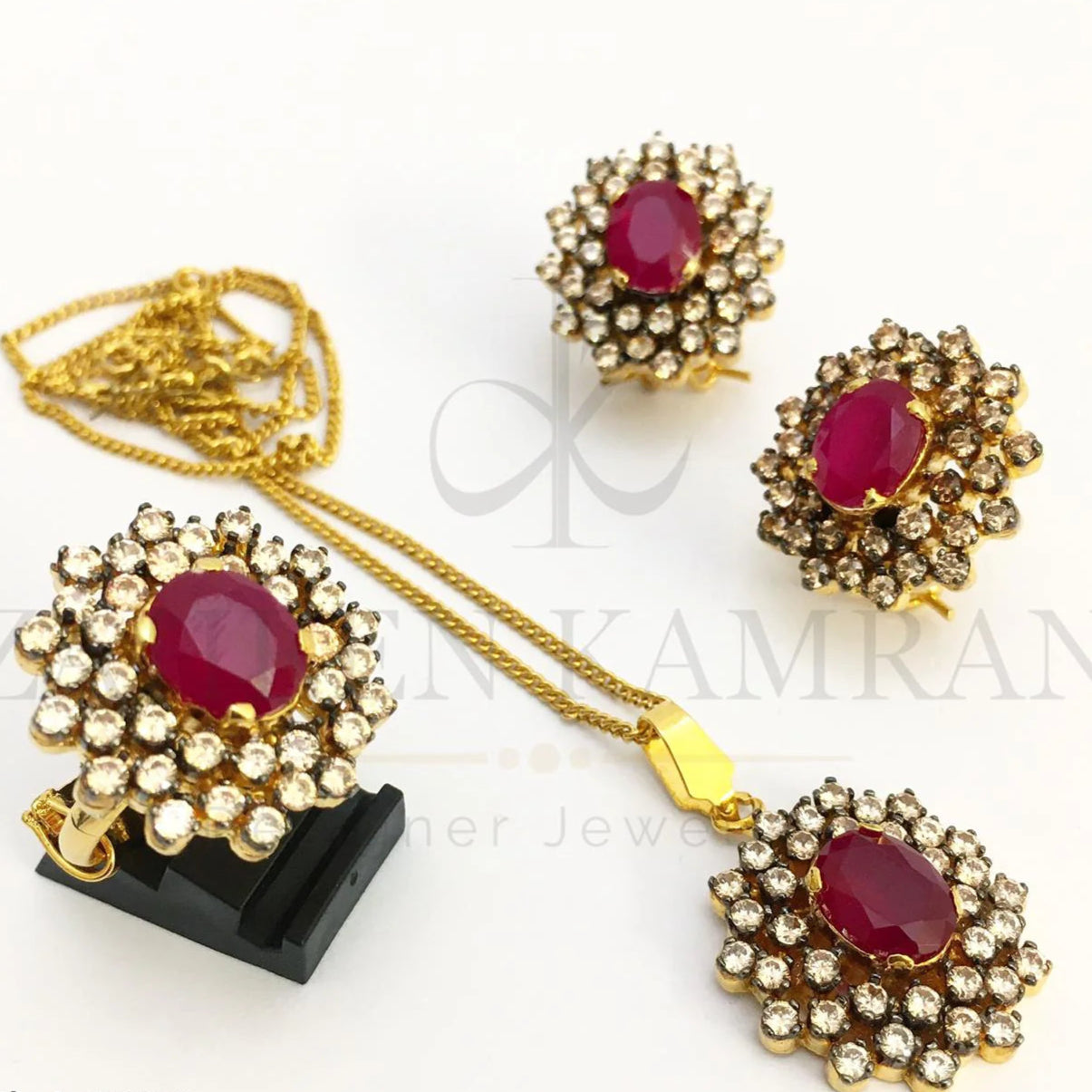 ZAHEEN KAMRAN  - Ruby Set