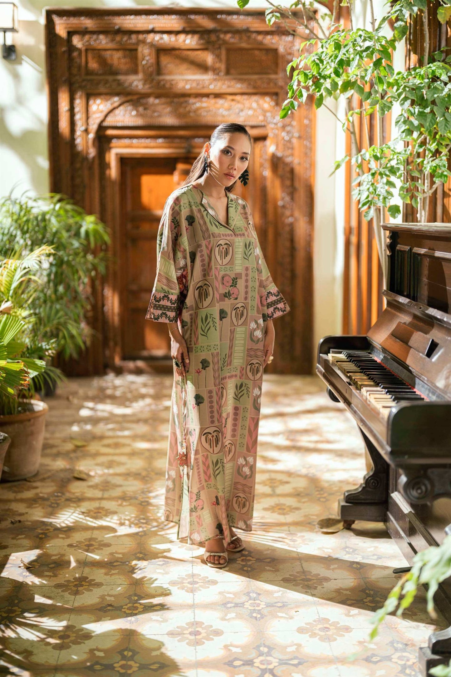 KARISHMA TALREJA- Moss kaftan