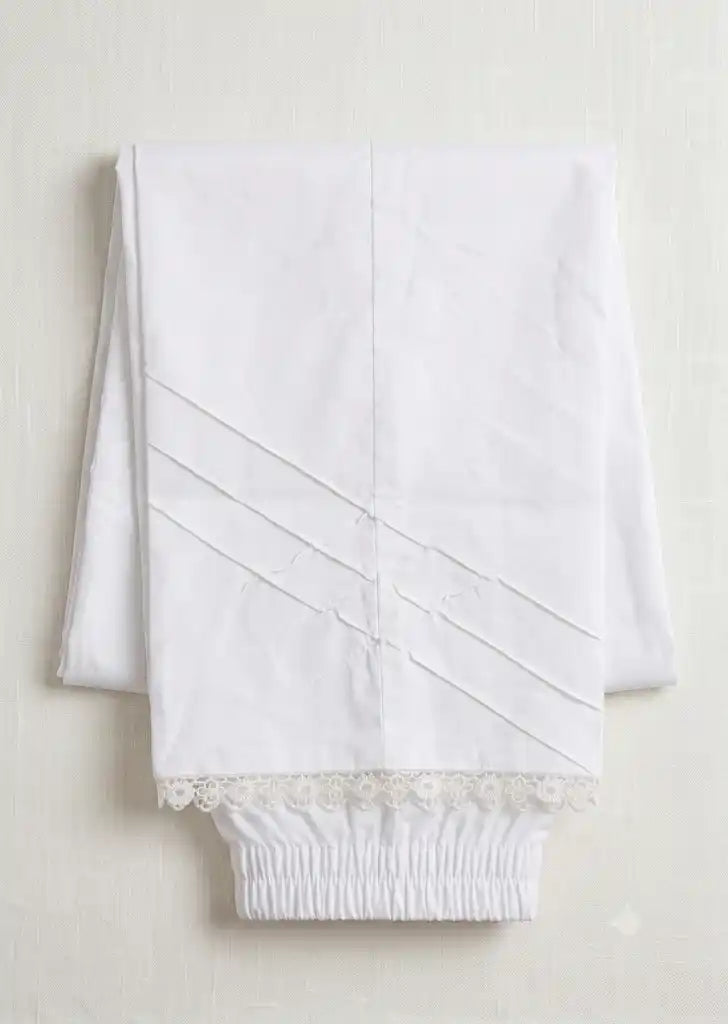 SABEEN MANEKIA - Pintex Lace Pants
