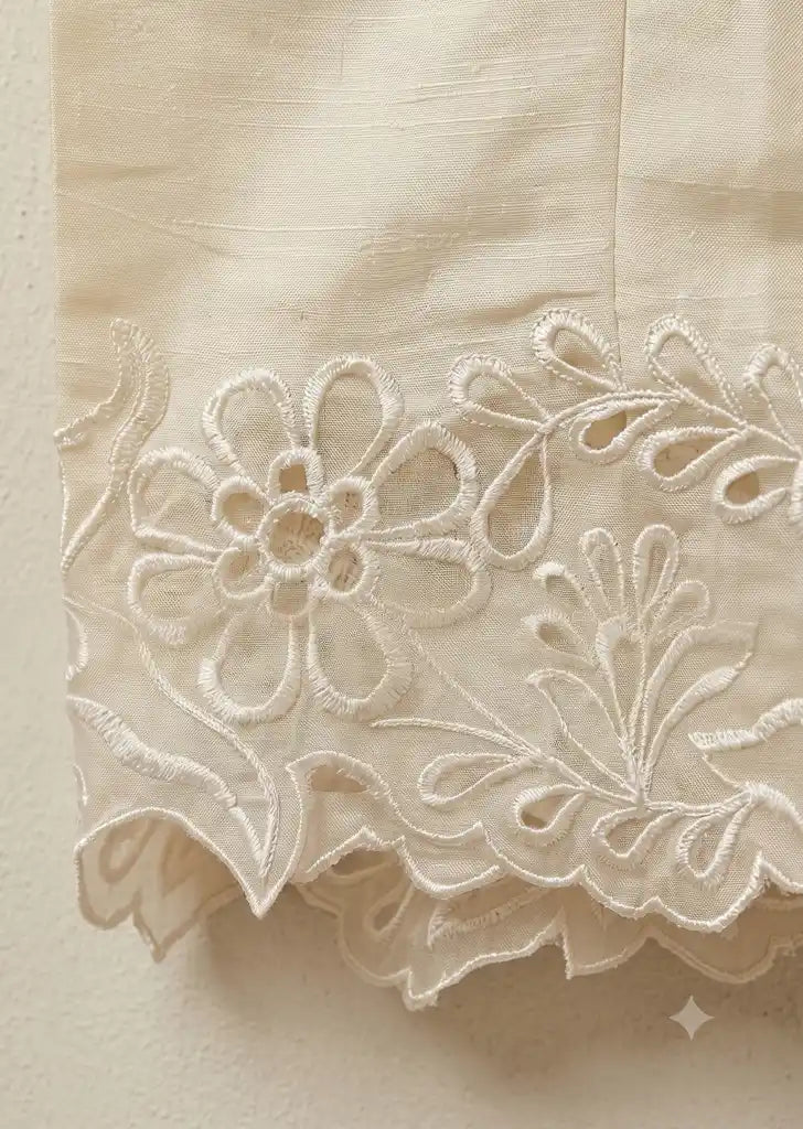 SABEEN MANEKIA - Organza Flower Pants