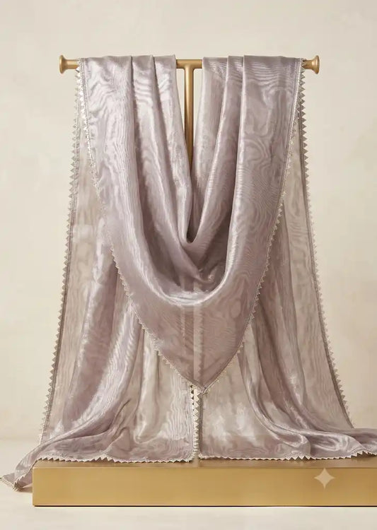 SABEEN MANEKIA -Maesoori Dupatta with Silver Gota
