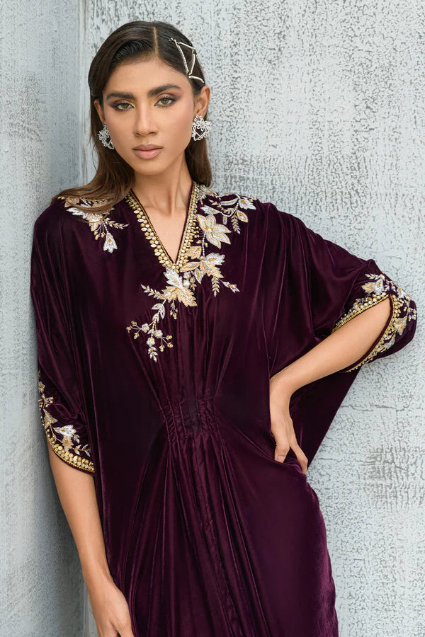 ZURI BY ZAINAB- Kaftan velvet