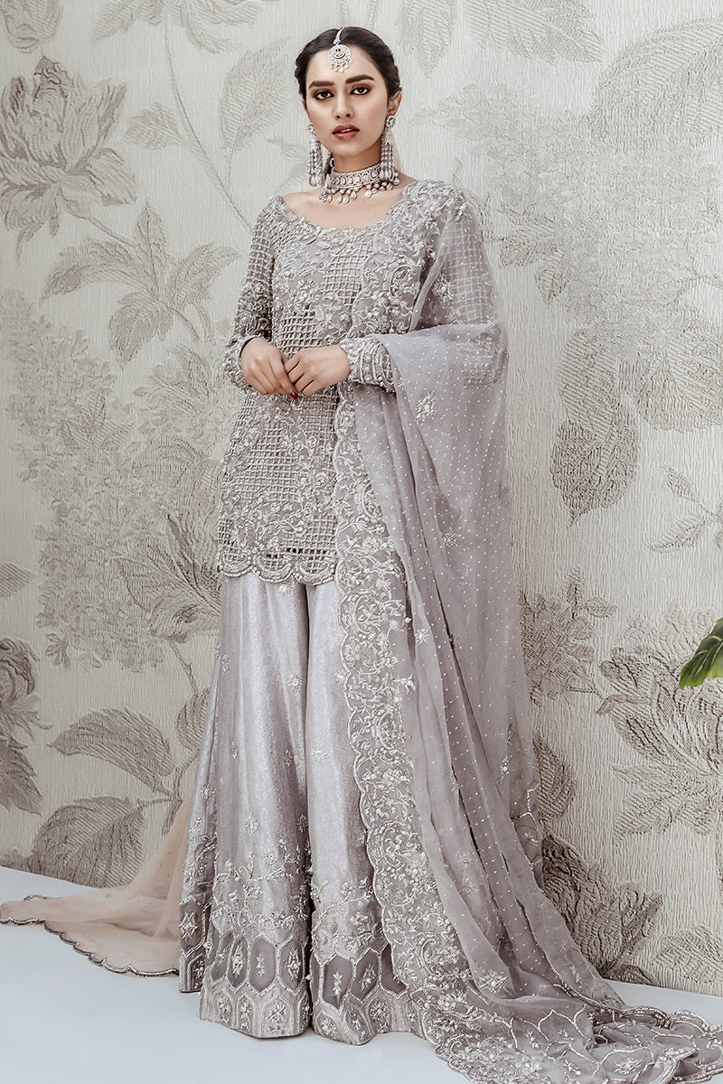 RABIA ZAHUR - Grey Bridal (Made To Order)