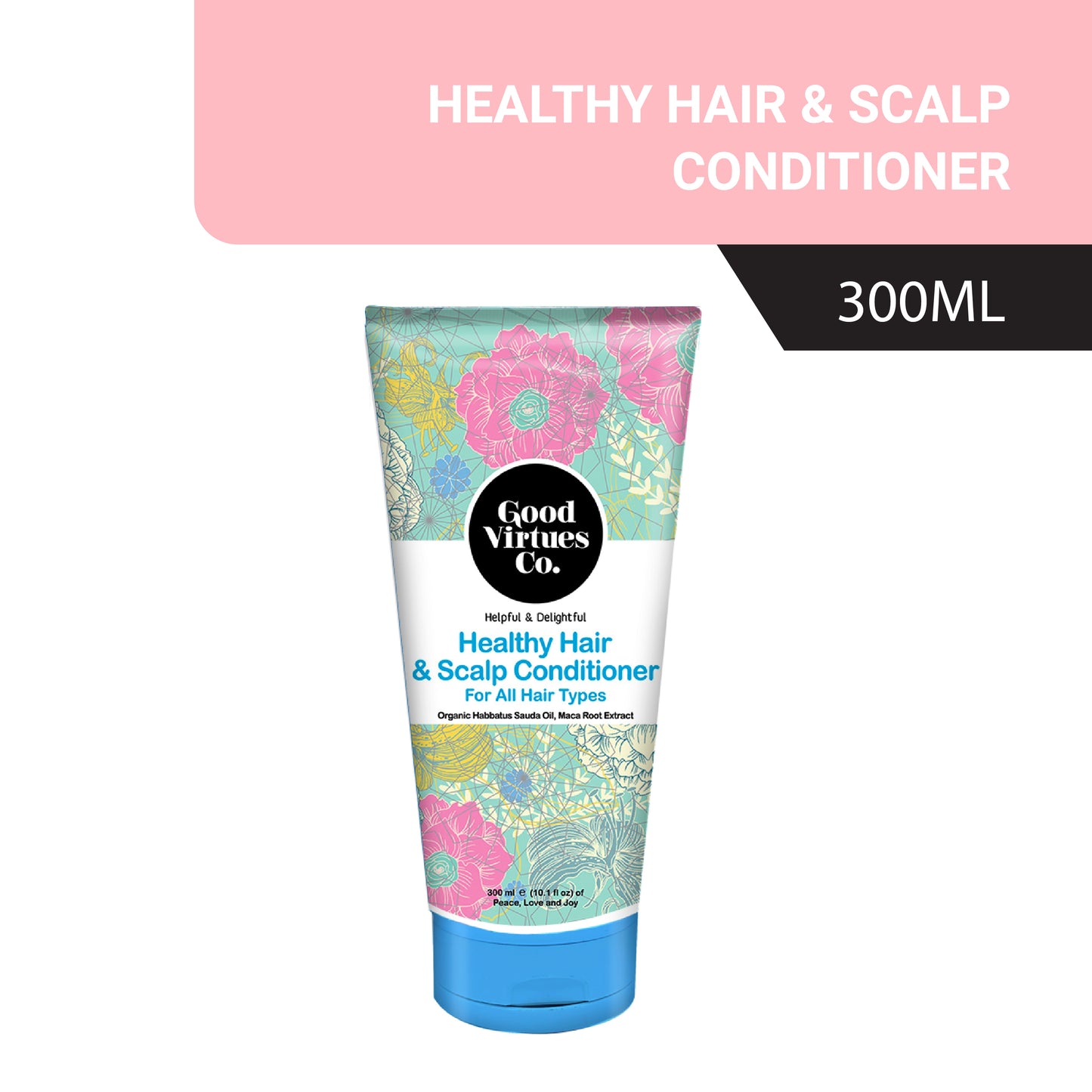 Helpful & Delightful Healthy Conditioner for All Hair Types with Organic Black Seed Oil
